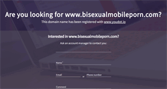 Desktop Screenshot of bisexualmobileporn.com