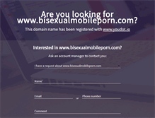 Tablet Screenshot of bisexualmobileporn.com